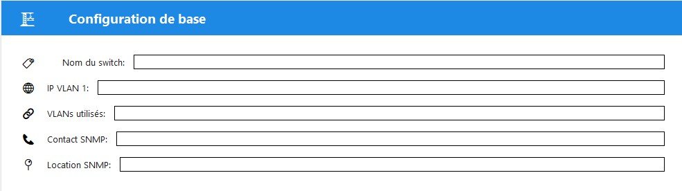 Interface principale