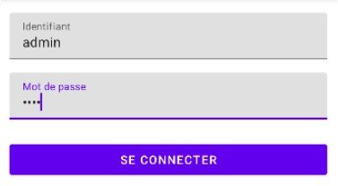 Interface de connexion