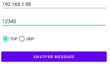 Interface principale