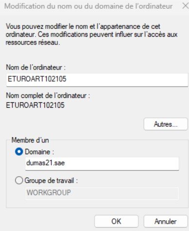 Tests Active Directory